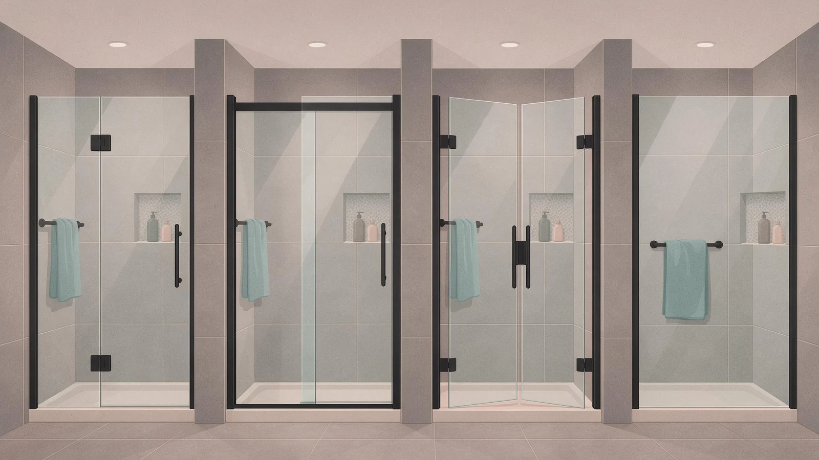 types of shower doors, Winway
